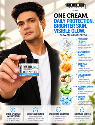Zinc Oxide 15% Glow Cream with SPF 30