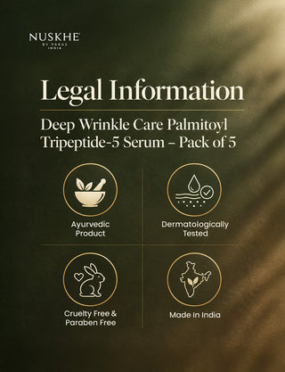 Deep Wrinkle Care Palmitoyl Tripeptide-5 Serum  [ Pack of 5 ]