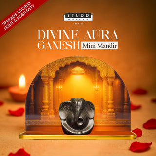 Divine Aura Ganesh Mini Mandir