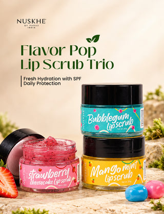 Flavor Pop Lip Scrub Trio