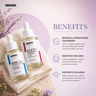 GHK-Cu Copper Peptide + Acetyl Hexapeptide-8 Serum Duo