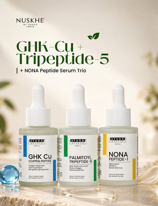 GHK-Cu + Tripeptide-5 + NONA Peptide Serum Trio