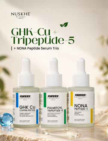 GHK-Cu + Tripeptide-5 + NONA Peptide Serum Trio