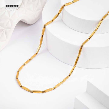 Golden Rice Chain - 24K Gold Tone Plated