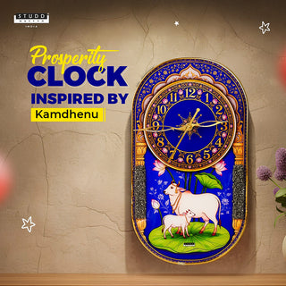 Kamdhenu Pyrite Clock