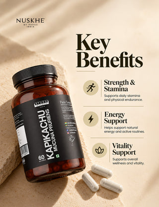 Kapikachu | Kaunch Beej (Mucuna Pruriens) | 60 Veg Capsules