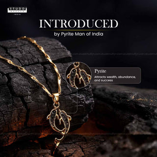 Aqua of Koi Fish - 24k Gold Tone Plated