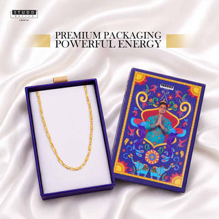 Golden Link Chain - 24K Gold Plated [ Pack of 2 ]