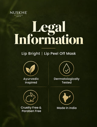 Lip Bright | Lip peel of mask [ Pack of 2 ]