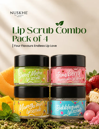 Lip Scrub Combo – Pack of 4
