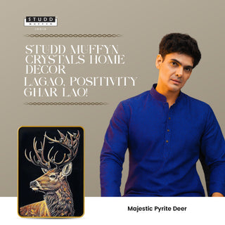 Majestic Pyrite Deer By Studd Muffyn