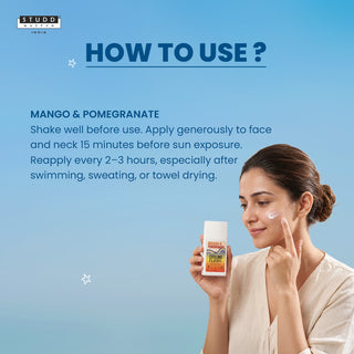 Mango & Pomegranate Cooling Fluid Sunscreen