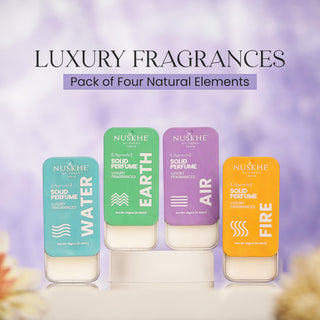 Luxury  Fragrances I Pack of Four Natural Elements - Water, Air, Earth & Fire