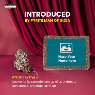 Personalised Crystal Pyrite Photo Frame