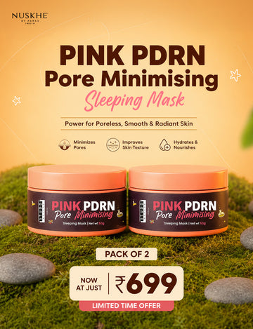 Pink PDRN Pore Minimising Sleeping Mask  [ Pack of 2 ]