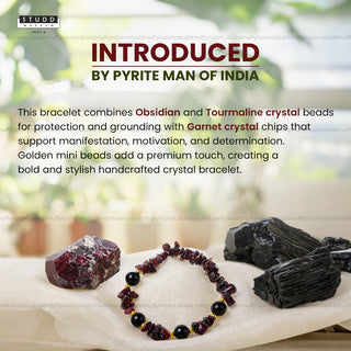 Power Protection and Manifestation Crystal Chips Bracelet