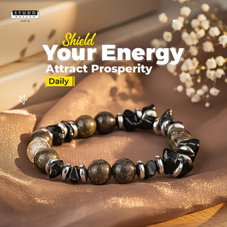 Power & Protection Crystal Chips Bracelet