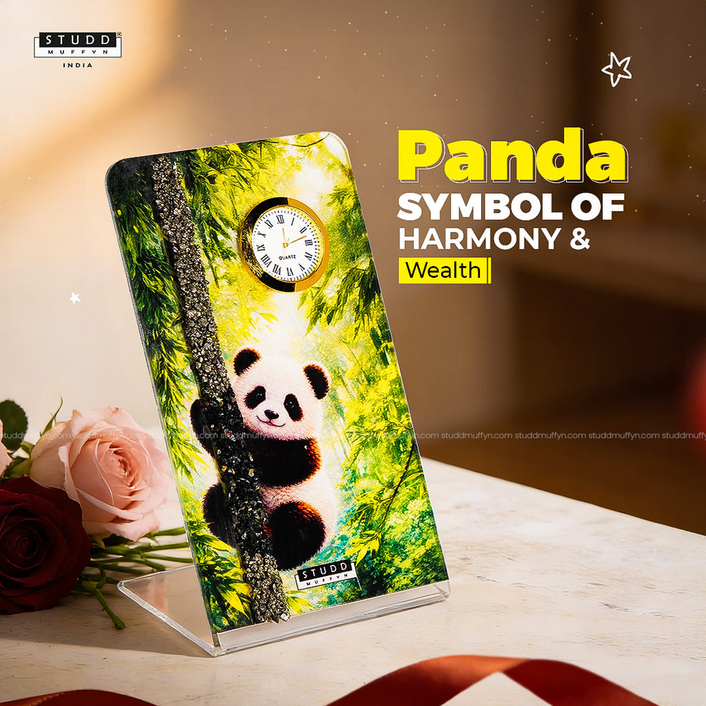 Pyrite Panda Table Clock – nuskhebyparas