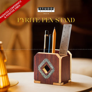 Pyrite Pen Stand