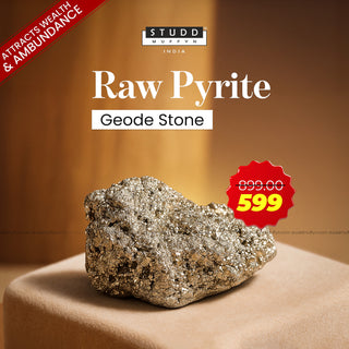 Raw Pyrite Geode Stone