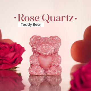 Rose Quartz Teddy Bear