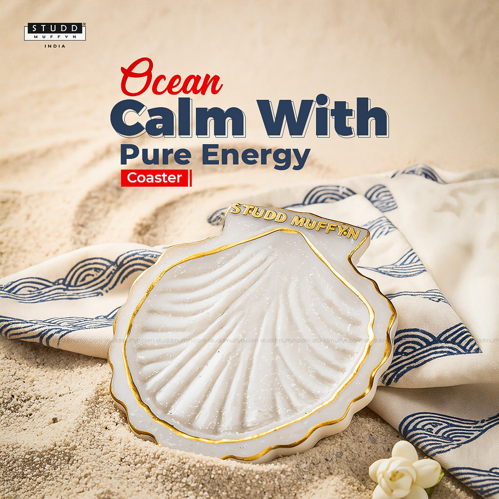 Sacred Sea Shell Harmony Selenite Coaster – nuskhebyparas