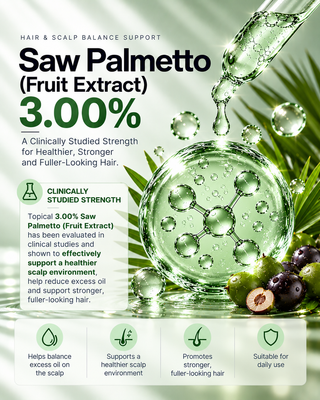 Saw Palmetto 3% Hair Growth Serum (30ml)