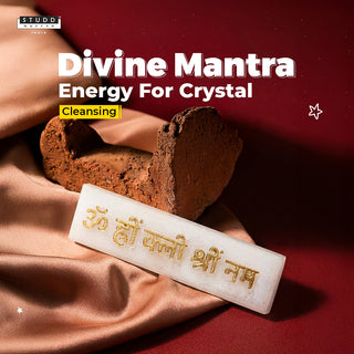 Selenite Gupt Mantra Recharging Block