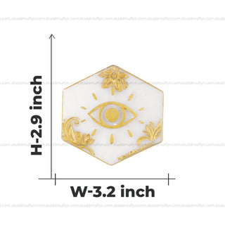 Selenite Nazar Kavach Coaster
