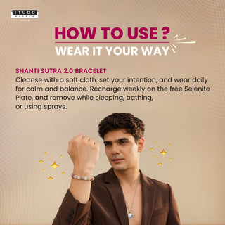 Shanti Sutra Post Healing Bracelet