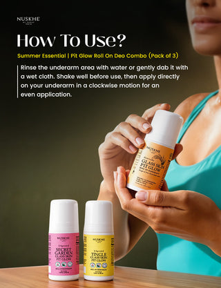 Summer Essential | Pit Glow Roll On Deo Combo (Pack of 3)