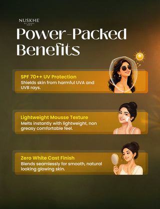 Sun Kissed Mousse | Bubblegum Blast | SPF70++ [Pack of 2]