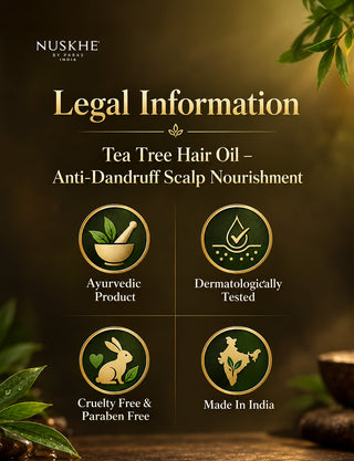 Tea Tree Hair Oil – Anti-Dandruff Scalp Nourishment