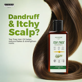 Tea Tree Hair Oil – Anti-Dandruff Scalp Nourishment