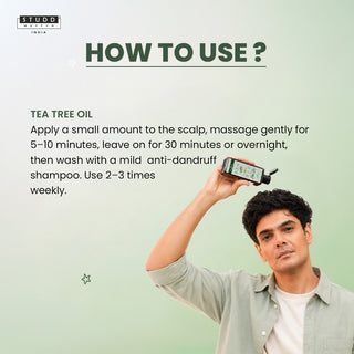 Tea Tree Hair Oil – Anti-Dandruff Scalp Nourishment