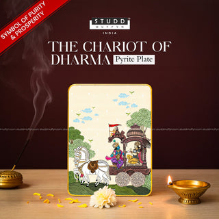 The Chariot of Dharma Pyrite Plate