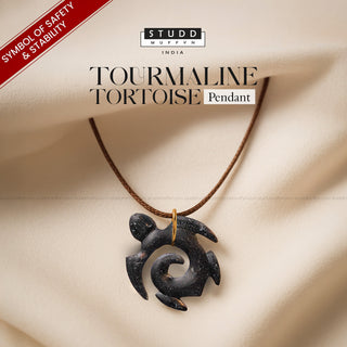 Tourmaline Tortoise Pendant