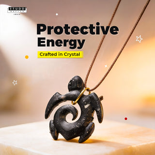 Tourmaline Tortoise Pendant