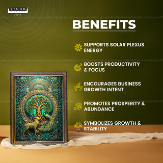 Vastu Powered Kalpavriksha Pyrite Frame