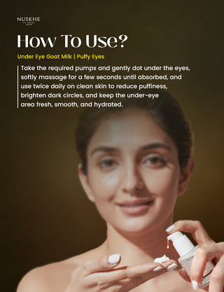 Under Eye Goat Milk  | Puffy Eyes
