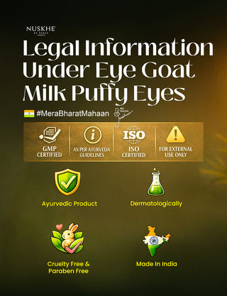Under Eye Goat Milk  | Puffy Eyes