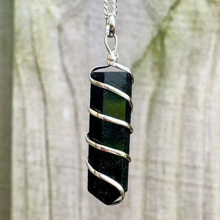 Black Obsidian Pendant (Without Chain)