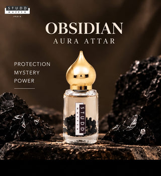 Obsidian Aura Attar – Crystal Infused