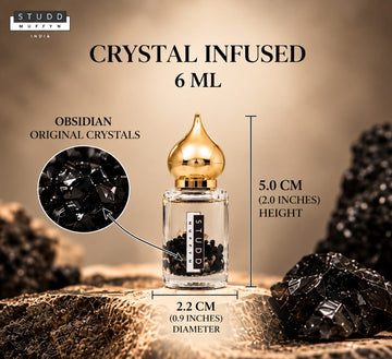 Obsidian Aura Attar – Crystal Infused