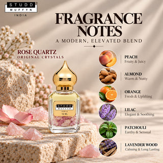 Rose Aura Attar – Crystal Infused Roll-On