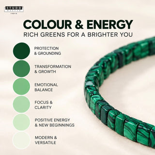 Green Malachite Sleek Bracelet