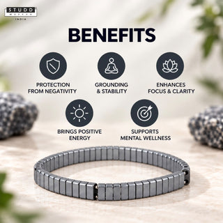 Grey Hematite Sleek Bracelet