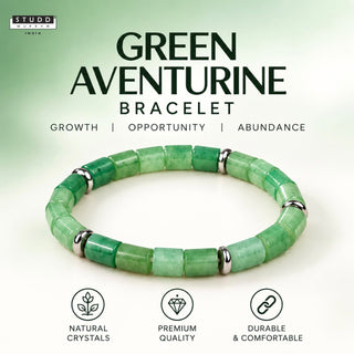 Green Aventurine Tila Bracelet