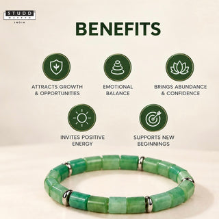 Green Aventurine Tila Bracelet
