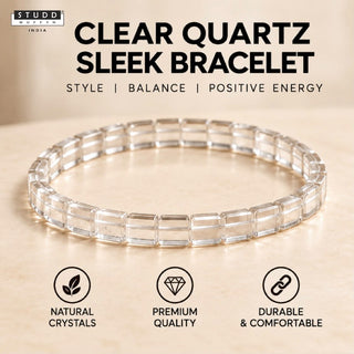 Clear Quartz Sleek Bracelet
